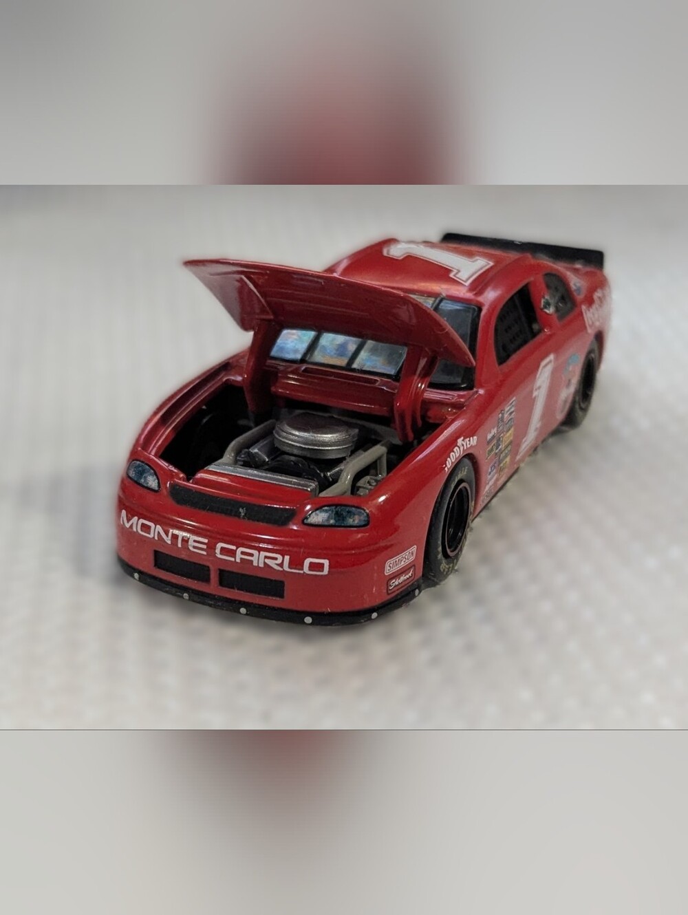 Coca Cola Red Monte Carlo 600 Die-Cast Race Car Toy